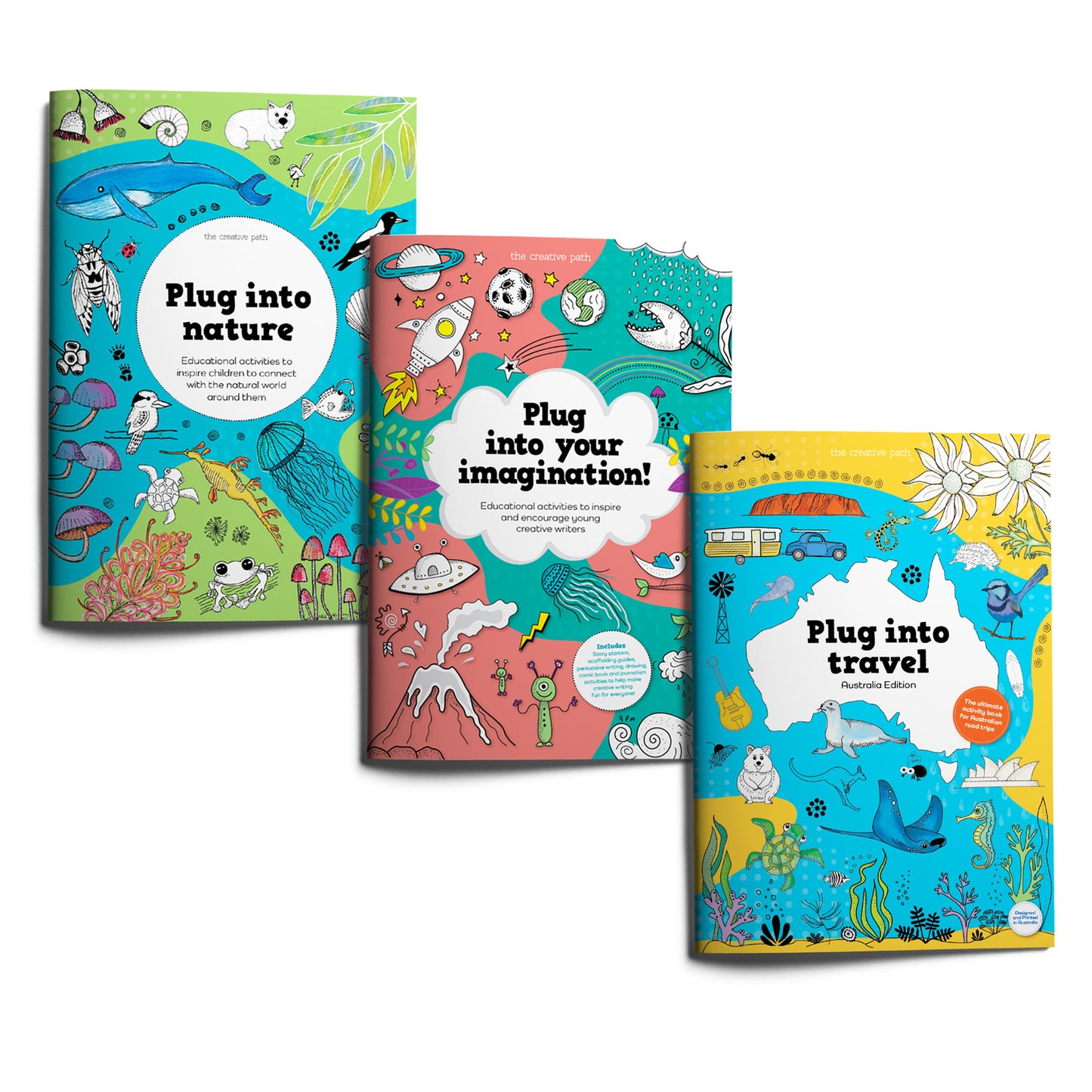 "Plug Into" Series Activity Books - 3 Pack
