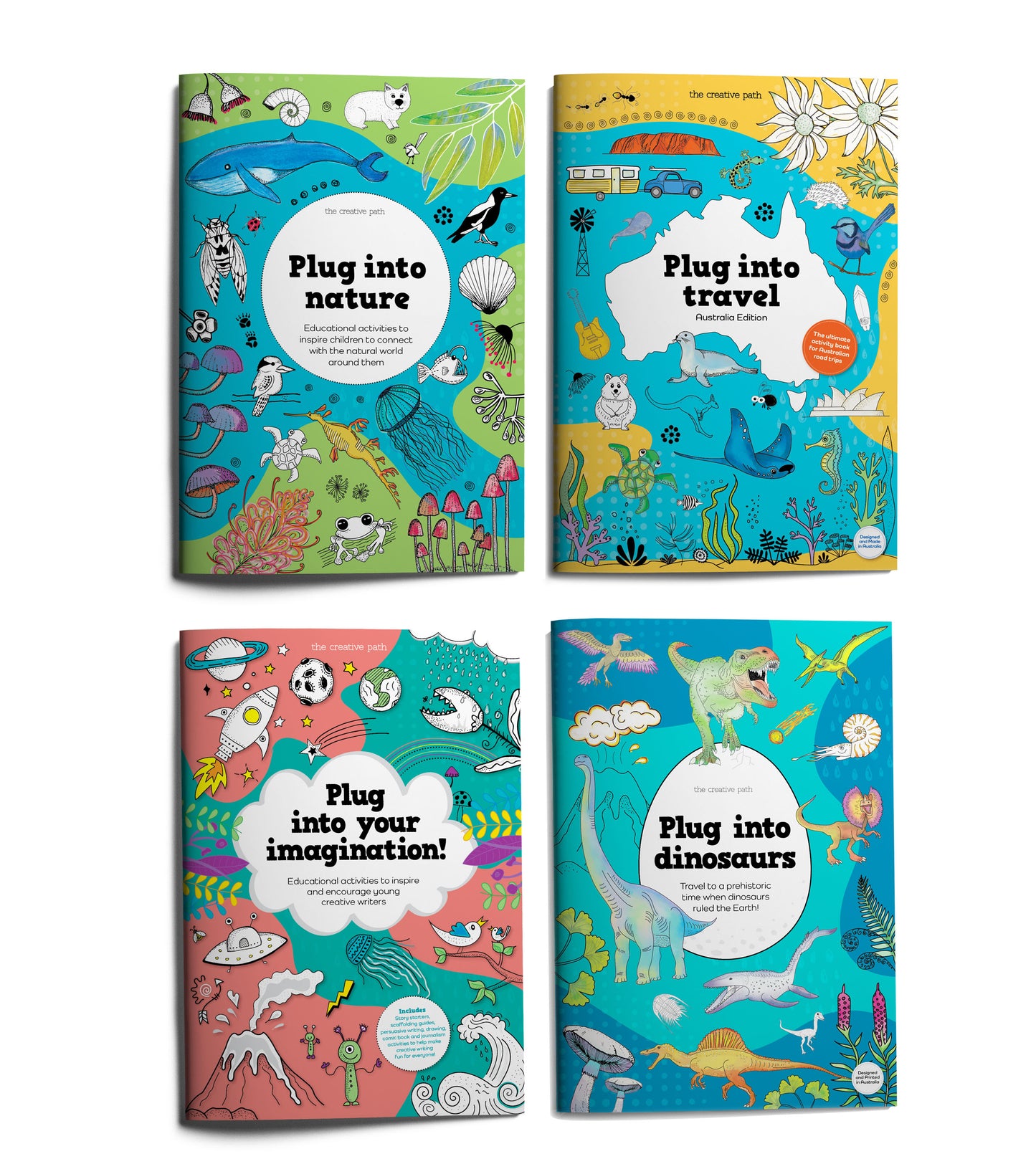 "Plug Into" Series Activity Books - 4 Pack
